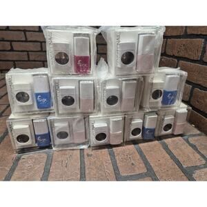 Fuse Sensationail Gelnamel Starter Kit gel polish + LED lamp Lot Of 11